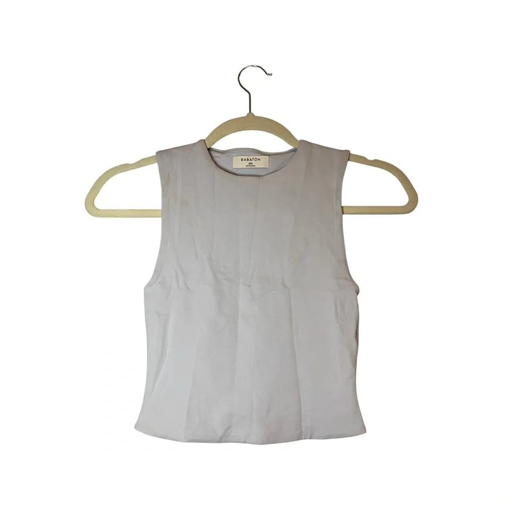 BABATON Contour Muscle Tank- Slate Blue - Picture 2 of 3